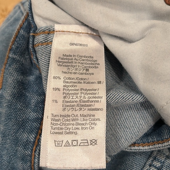 Madewell Light Blue Denim Jeans, Curvy, High Rise, Skinny, Cotton Blend, 29 - Picture 8 of 10